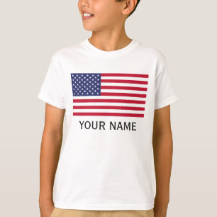 Camiseta Personaliza con tu nombre Estados Unidos