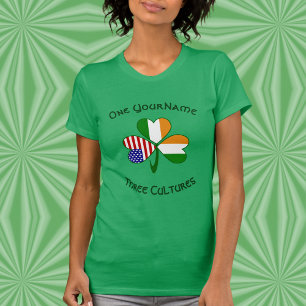 Camiseta Personaliza Costa de Marfil Irlanda EE. UU. Trébol