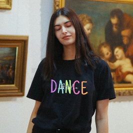 Camiseta Personaliza el color arcoiris de la danza del aman