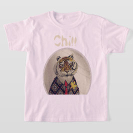 Camiseta Personaliza Fun Chill Tiger