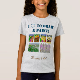 Camiseta Personaliza la plantilla de panel de 5 fotos y tex