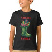 Camiseta Personaliza las Botas Nuevas de Papá Noel
