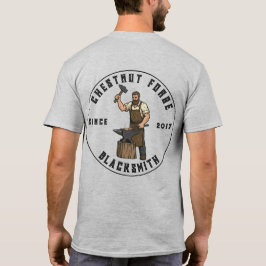 Camiseta Personaliza Negocio de Herrería Forja de Herrero T