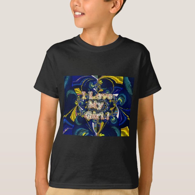 Camiseta Personaliza tu amor infinito: Amo a mi Chica (Anverso)
