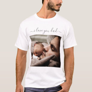 Camiseta Personaliza tu foto-camiseta de tu papá con texto