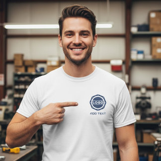 Camiseta Personaliza tu negocio de logotipos