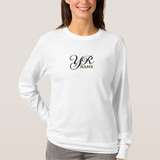 Camiseta Personaliza tu nombre Personalizado mínimo de nego