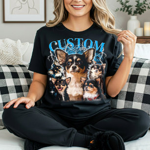Camiseta PERSONALIZA Tu propia mascota 90s bootleg vintage