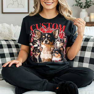 Camiseta PERSONALIZA TU propia mascota 90s bootleg vintage