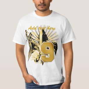 Camiseta Personaliza tu texto, flor de lis