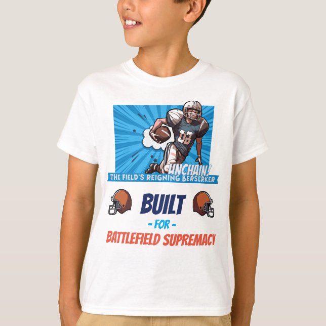 Camiseta personalizable #44 de Gridiron Berserker (Anverso)