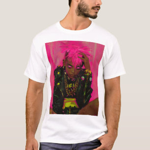 Camiseta Personalizable 717 AR-45 Punk rosa