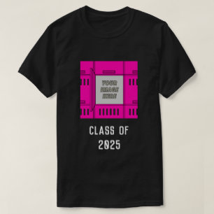 Camiseta Personalizable Abrir marco de localizador rosa bri