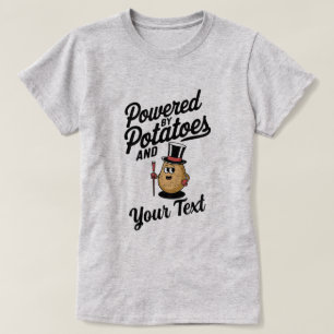 Camiseta Personalizable Alimentado Por Patatas