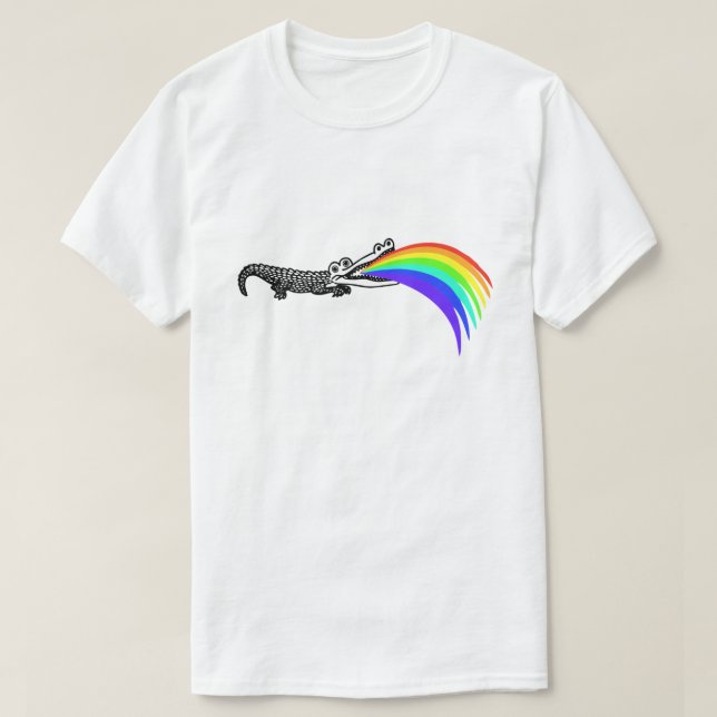 CAMISETA PERSONALIZABLE ALLIGAYTOR GAY GATOR VÓMBULO DE RAI (Diseño del anverso)