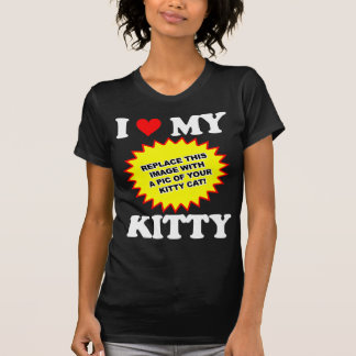 Camiseta PERSONALIZABLE Amo a mi gatito