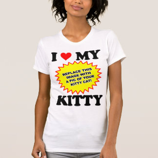 Camiseta PERSONALIZABLE Amo a mi gatito