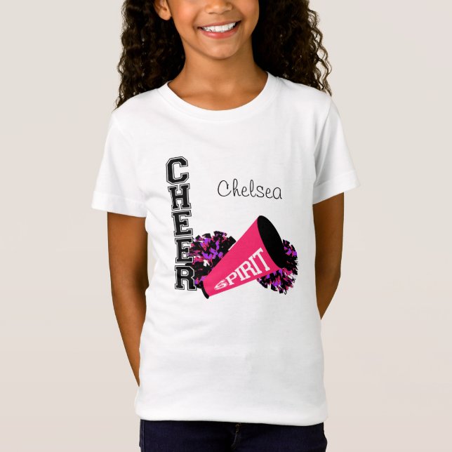 Camiseta Personalizable animador Rosa (Anverso)