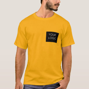 Camiseta Personalizable Business Add Logo Moderno