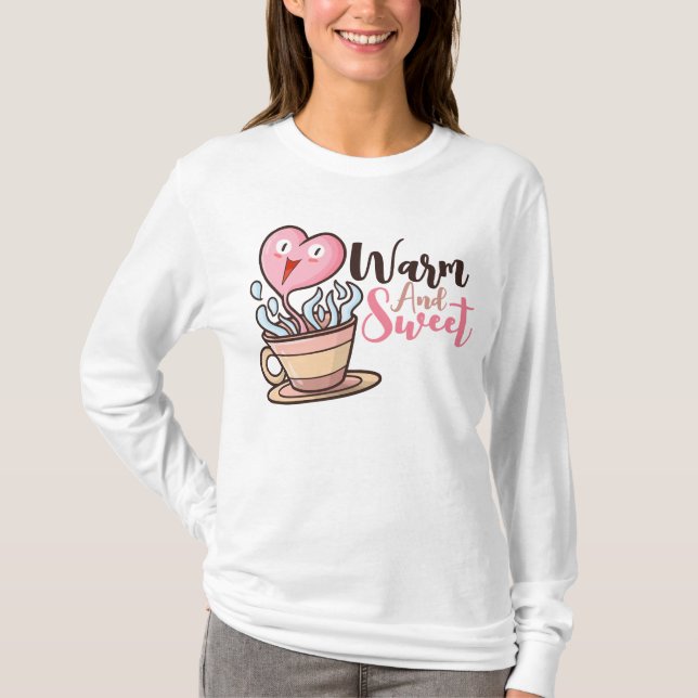 Camiseta Personalizable Café Cardiaco Personalizado Aroma (Anverso)