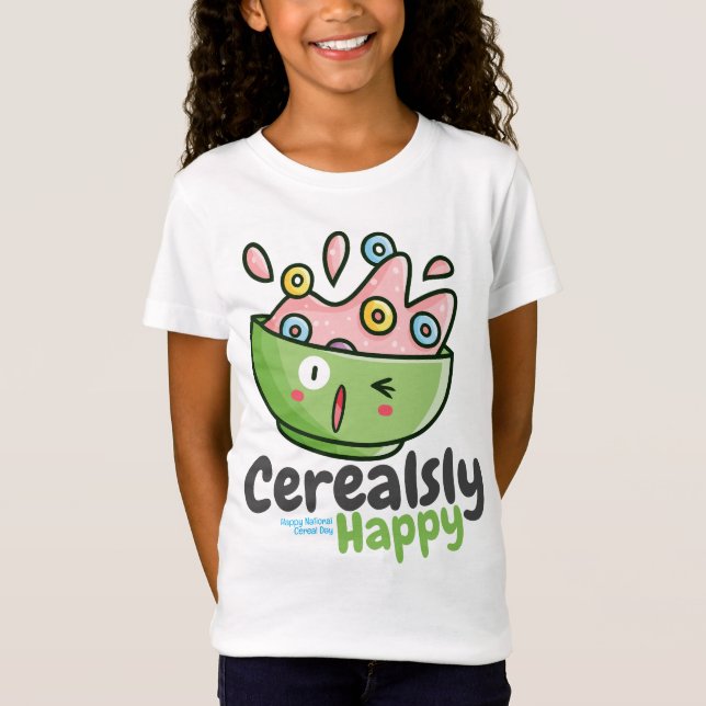 Camiseta Personalizable ciertamente feliz (Anverso)
