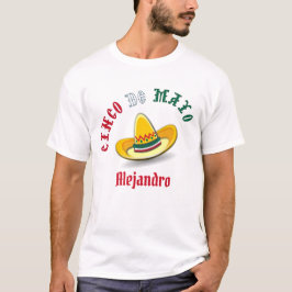 Camiseta Personalizable Cinco de Mayo 5 Fiesta