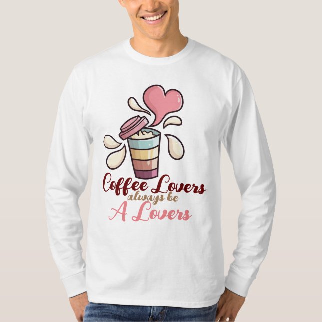 Camiseta Personalizable Coffee Lovers (Anverso)