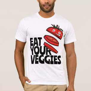 Camiseta Personalizable Come tus verduras - Versión Tomate