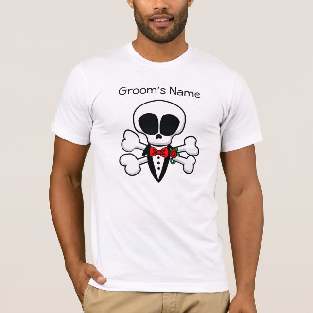 Camiseta Personalizable completo Skull Groom (Anverso)
