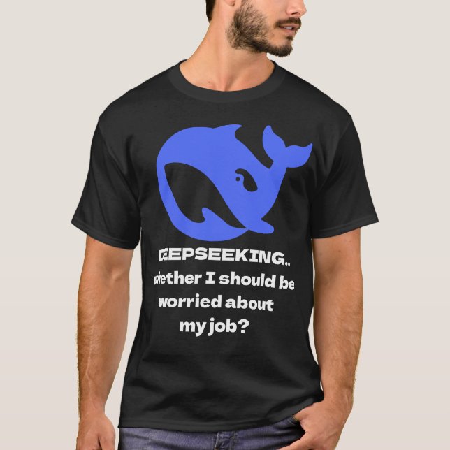 Camiseta PERSONALIZABLE DE BÚSQUEDA PROFUNDA Texto editable (Anverso)