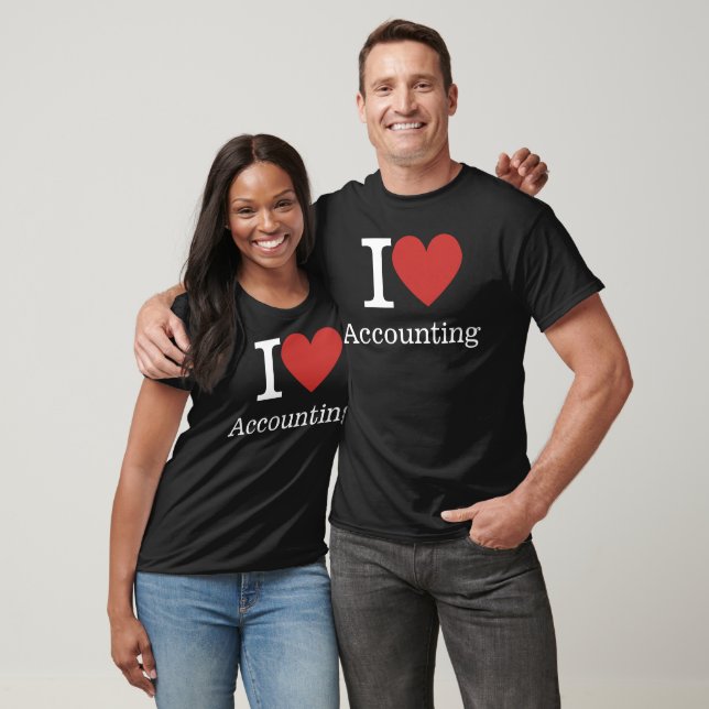 Camiseta ❤️ PERSONALIZABLE de Contabilidad de Amo (para emp (Unisexo)
