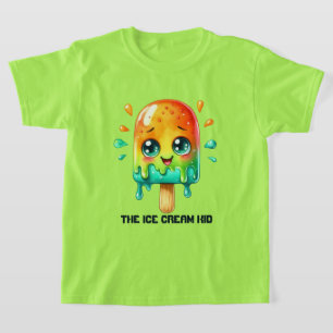 Camiseta Personalizable de crema de helado lindo