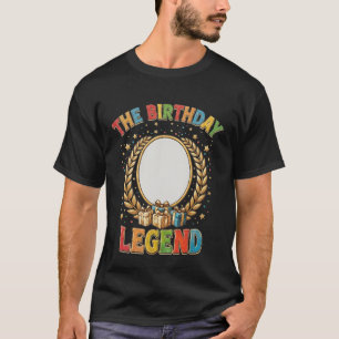 camiseta personalizable de cumpleaños legend