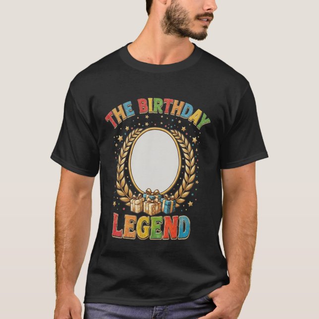 camiseta personalizable de cumpleaños legend (Anverso)