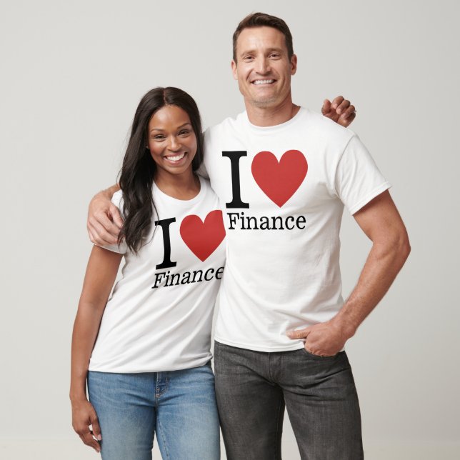 Camiseta ❤️ PERSONALIZABLE De Finanzas De Amor (Para Emplea (Unisexo)