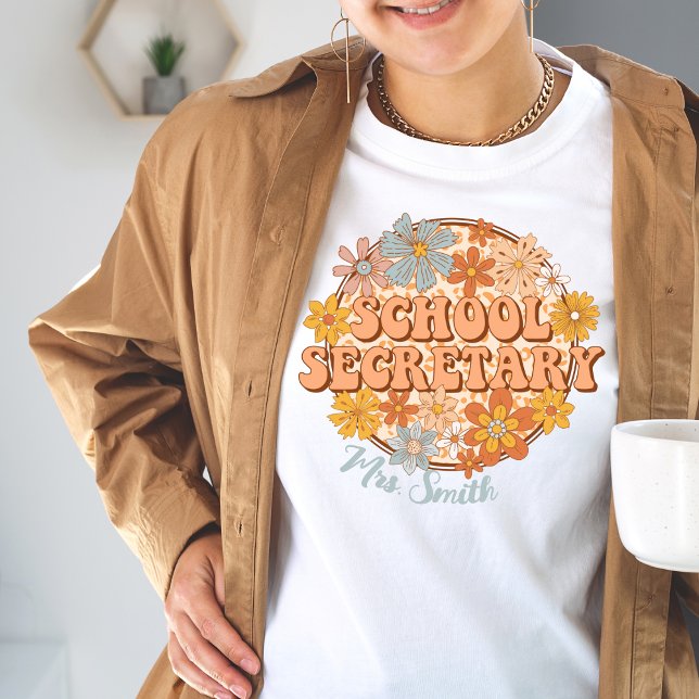 Camiseta Personalizable de flores de la escuela (Subido por el creador)
