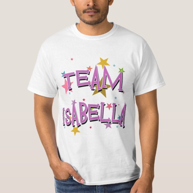 Camiseta Personalizable de ISABEL del EQUIPO (Anverso)