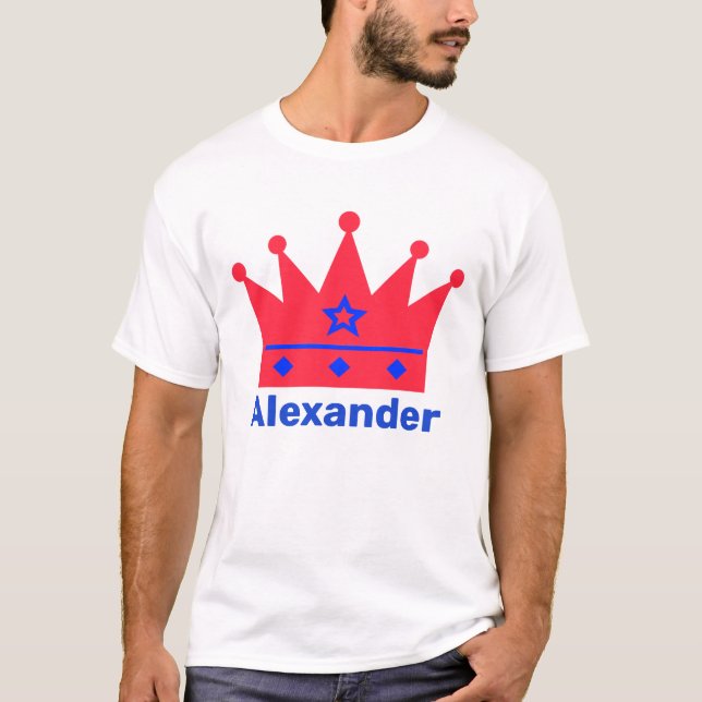 Camiseta Personalizable de la Corona Roja (Anverso)