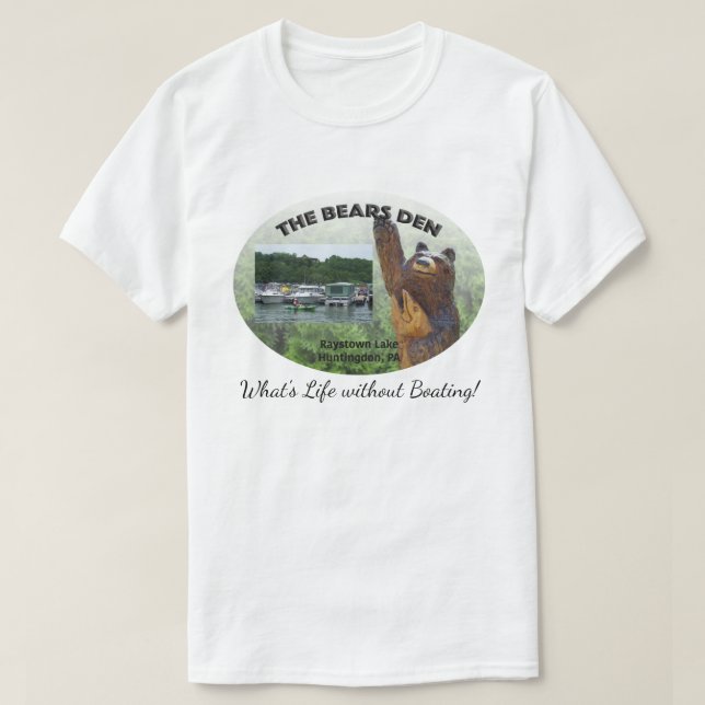 Camiseta Personalizable de la guarida de los osos (Diseño del anverso)