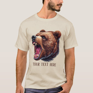 Camiseta personalizable de los amantes del oso de Guay