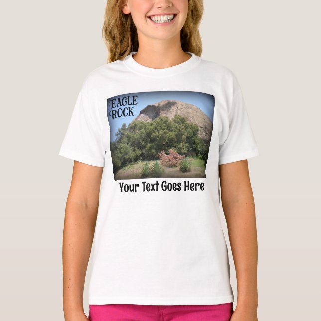 Camiseta Personalizable de Monumento a Eagle Rock Californi (Anverso)