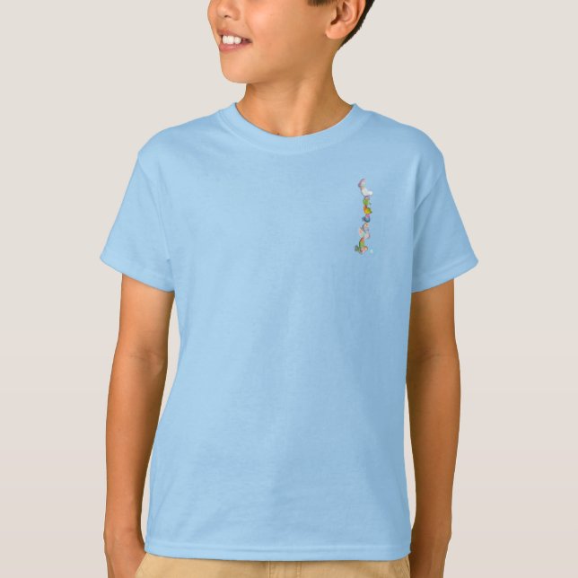 Camiseta personalizable de personajes de pájaros d (Anverso)