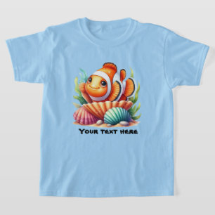 Camiseta Personalizable de pescado del océano