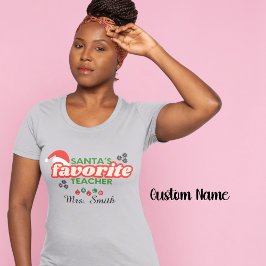 Camiseta Personalizable de profesores favoritos de Santa Ma