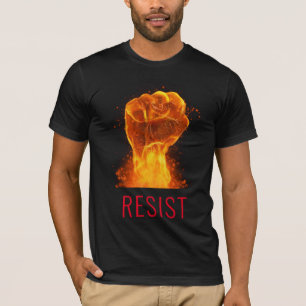 Camiseta Personalizable de resistencia al puño inflamante
