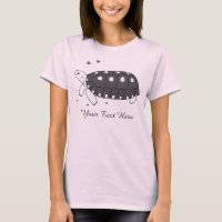 Camiseta personalizable de tortuga de patas rojas