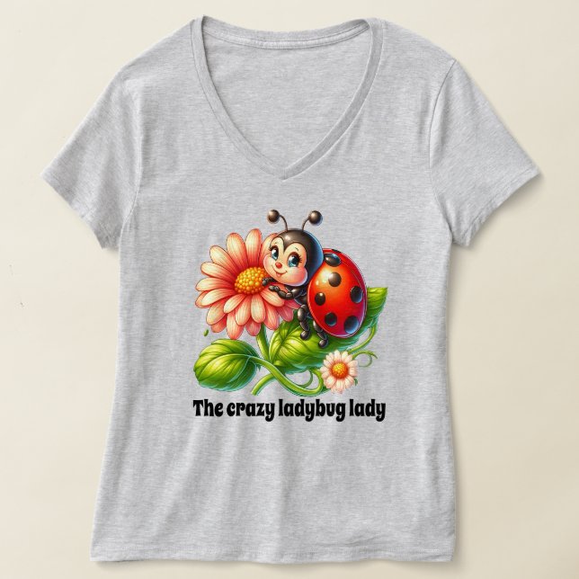 Camiseta Personalizable de una chica loca (Distribución )