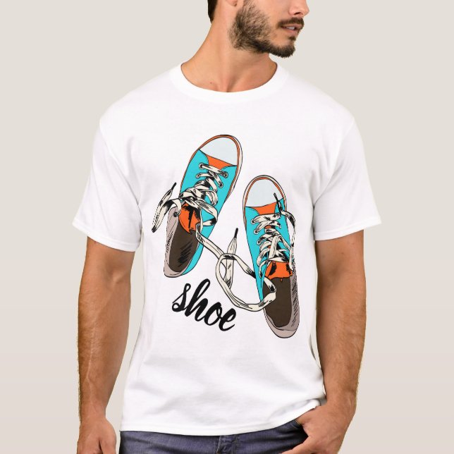 Camiseta Personalizable de Zapatos (Anverso)