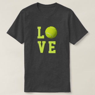 Camiseta Personalizable del amor del tenis