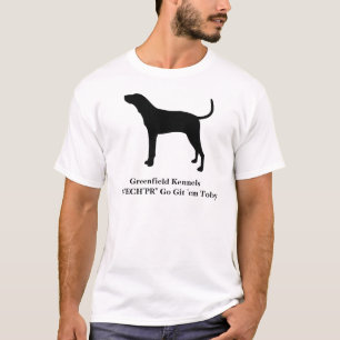 Camiseta Personalizable del Coonhound del caminante de